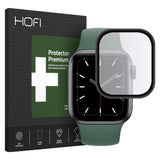 Apple Watch 4/5/6/SE (44mm) HOFI Hybrid Skärmskydd - Transparent med Svart Kant