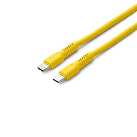 Colorum 60W USB-C till USB-C Kabel - 1.8m - Yellow