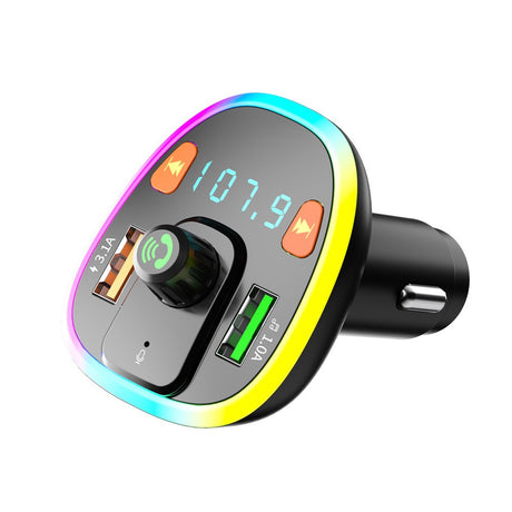 Maxlife Bluetooth FM Transmitter - 2x USB-A - Svart