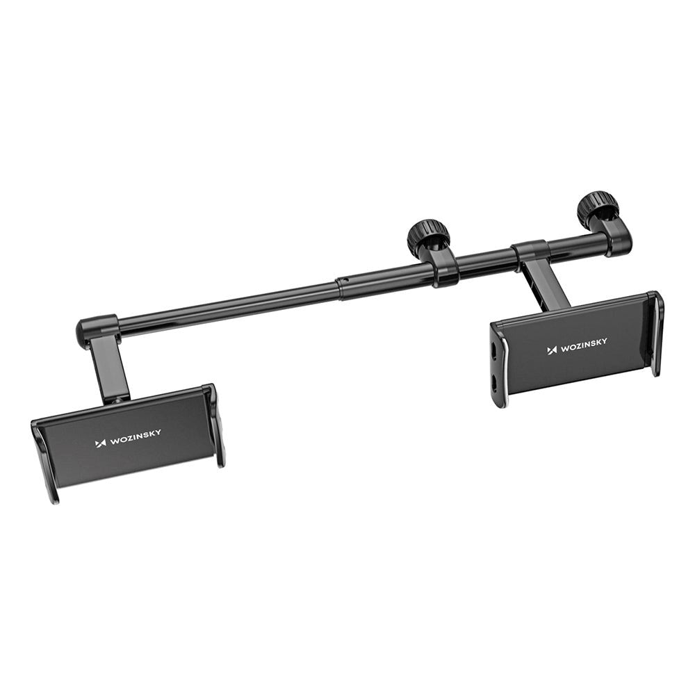 Wozinsky Dual Backseat Car Mount För Bilens Nackstöd - Max Storlek: 125 - 205mm - Svart