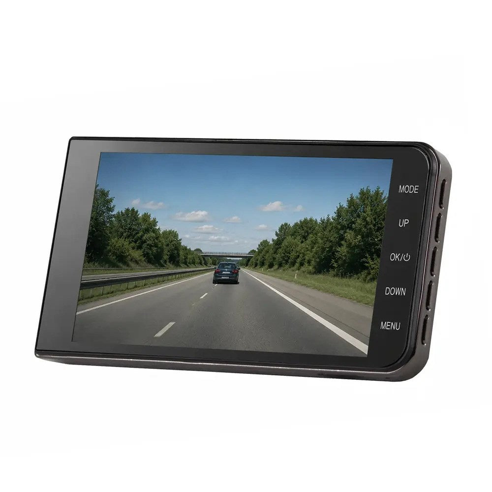 DVR979G Full HD Dashcam för Bil Hurtel med Backkamera - Beige