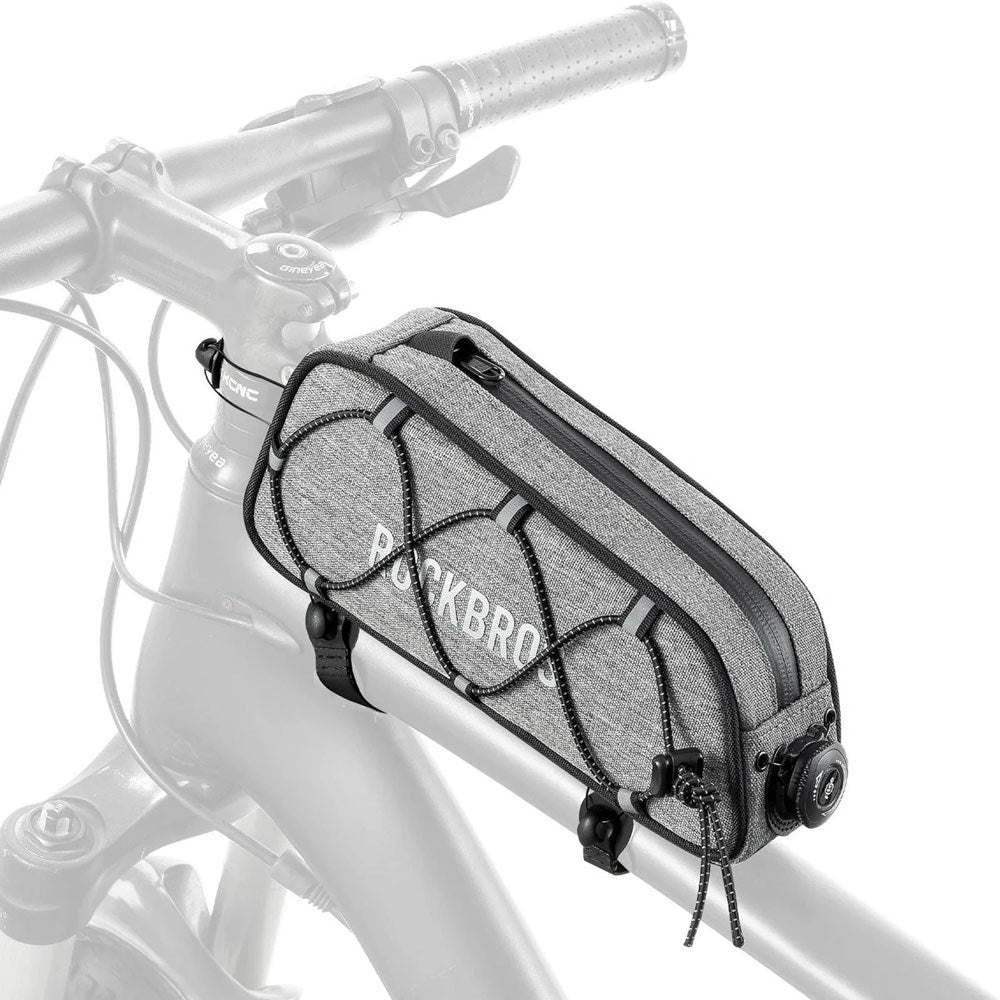 Rockbros Cykelväska för Cykelram - 0.7L - Grå