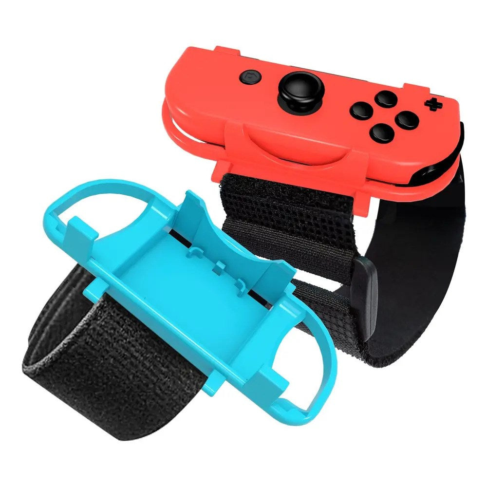 Nintendo Switch Hurtel Sportset 10-i-1 - Familjepaket - Röd / Blå