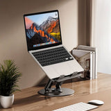 Wozinsky Laptop- / Surfplattahållare för Bord - Svart