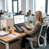 Wozinsky StormPad Datorställ med Kylning & Mobilhållare - Svart