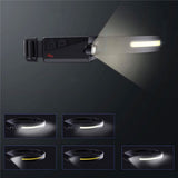 Wozinsky WLC-1200 Pannlampa med 350 lm & Rörelsesensor - Svart