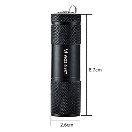 Wozinsky WLD-9L UV-Ficklampa för Spårdetektering - Svart