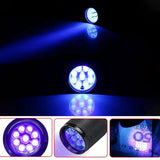 Wozinsky WLD-9L UV-Ficklampa för Spårdetektering - Svart
