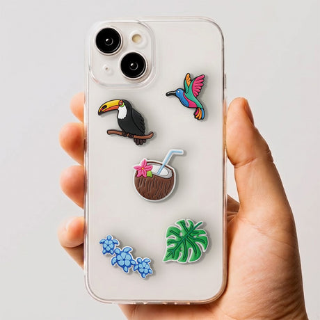 TFO 3D Klistermärken – 5 st – Tropical Birds