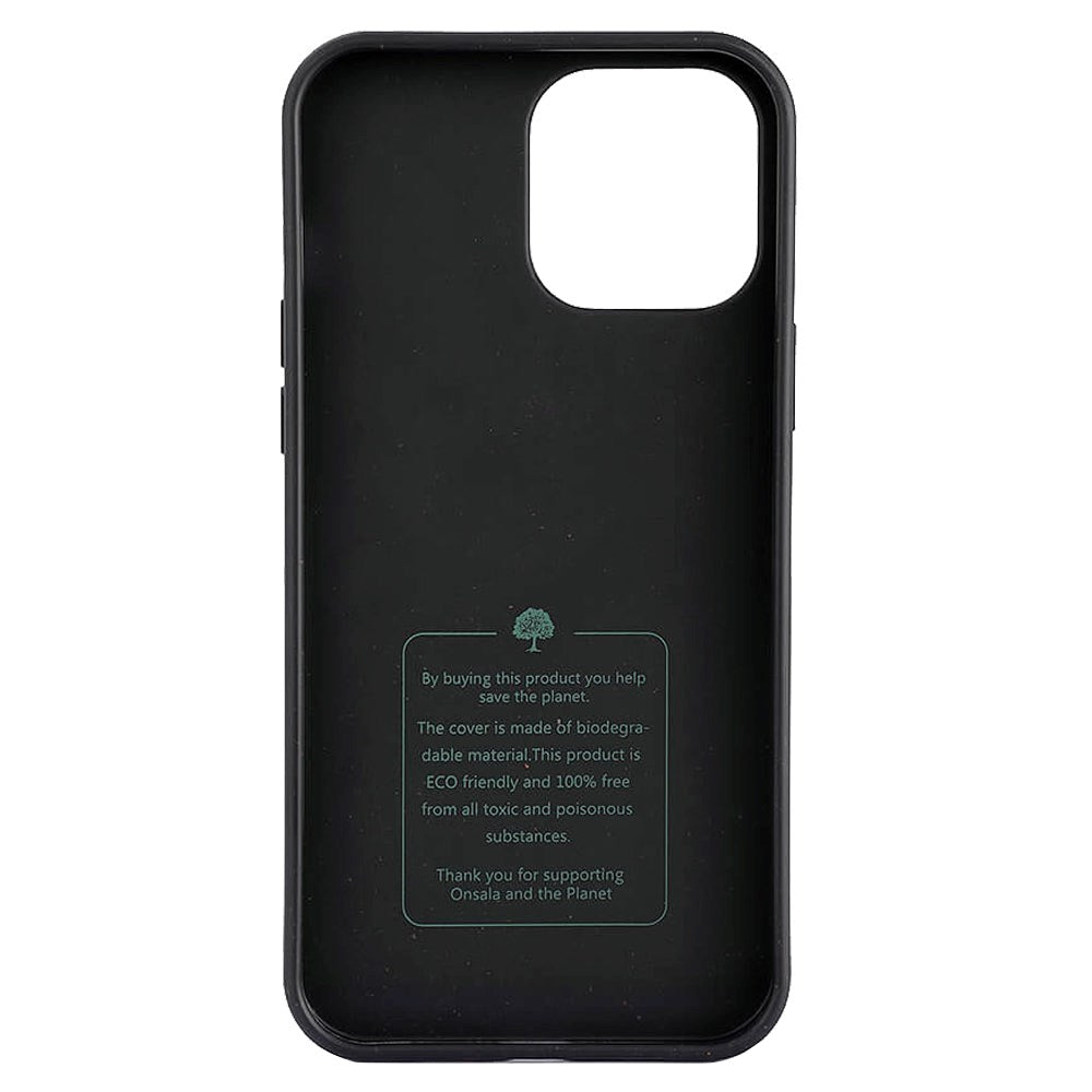 iPhone 13 Pro Max GEAR ONSALA Eco Case - Nedbrytbart Skal - Svart