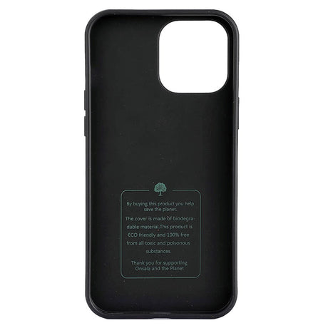 iPhone 13 Pro Max GEAR ONSALA Eco Case - Nedbrytbart Skal - Svart