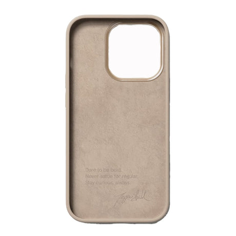 iPhone 14 Pro Nudient Bold Skal - Linen Beige