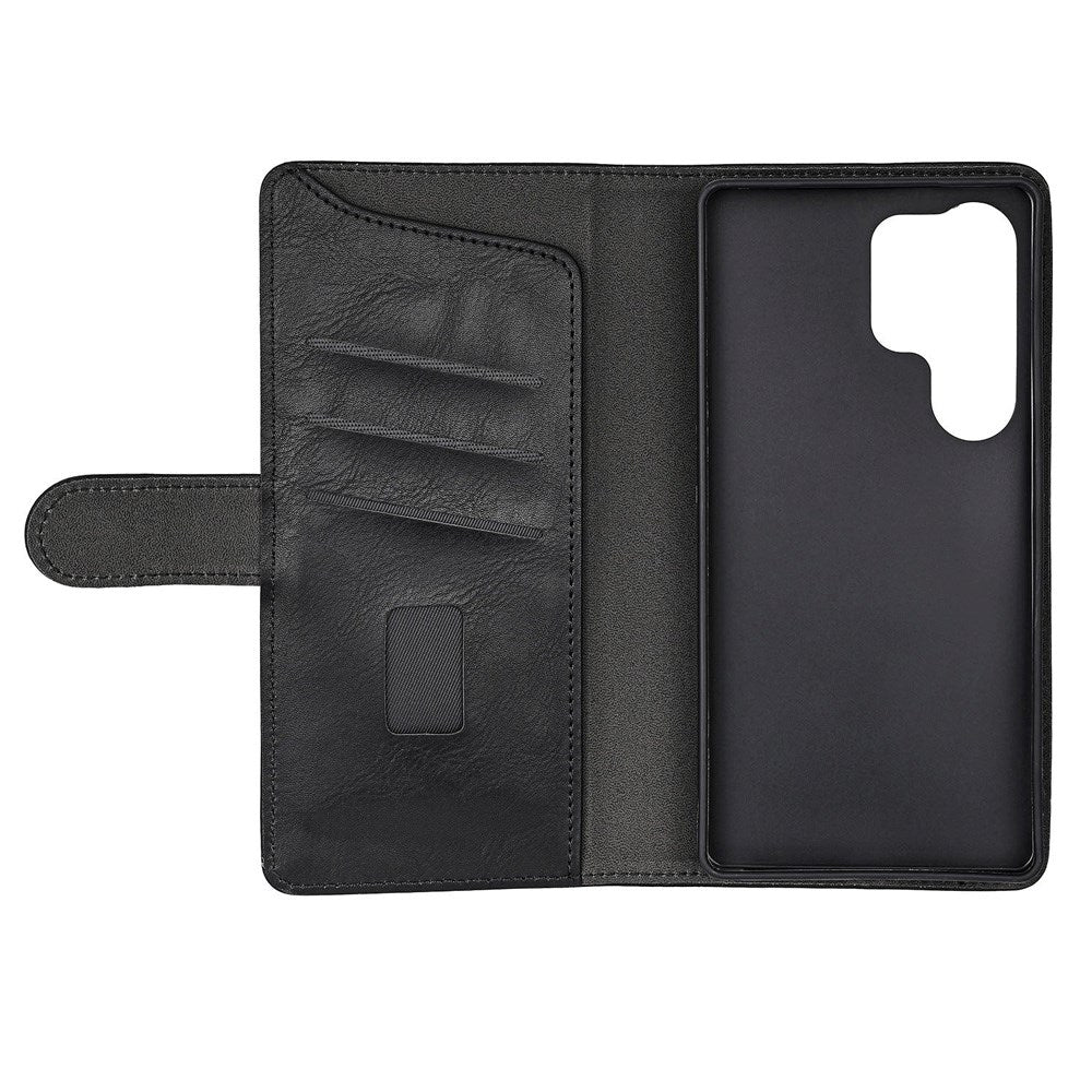 Samsung Galaxy S25 Ultra GEAR Classic Fodral Konstläder med Korthållare - Svart