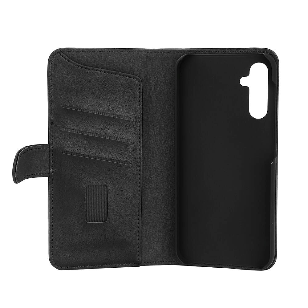 Samsung A14 (5G) Gear Wallet - Läder Plånboksfodral - Svart