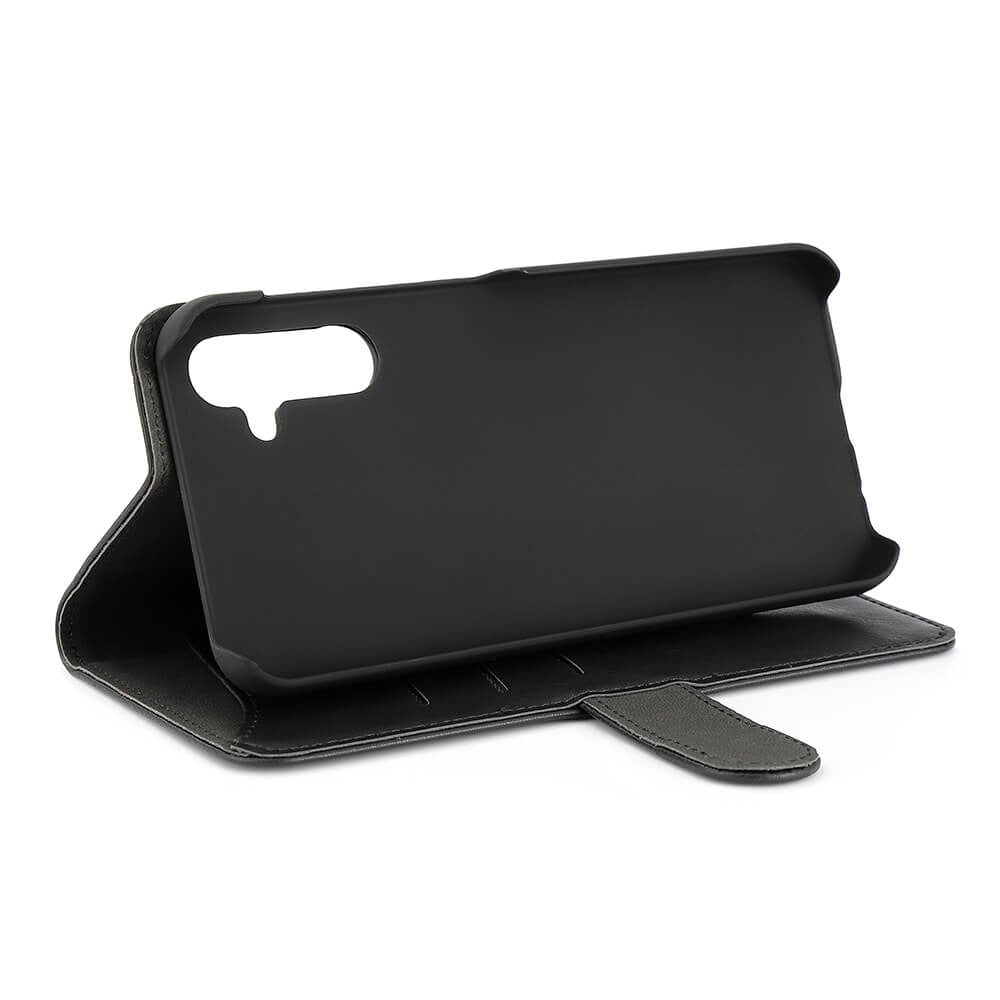 Samsung A14 (5G) Gear Wallet - Läder Plånboksfodral - Svart