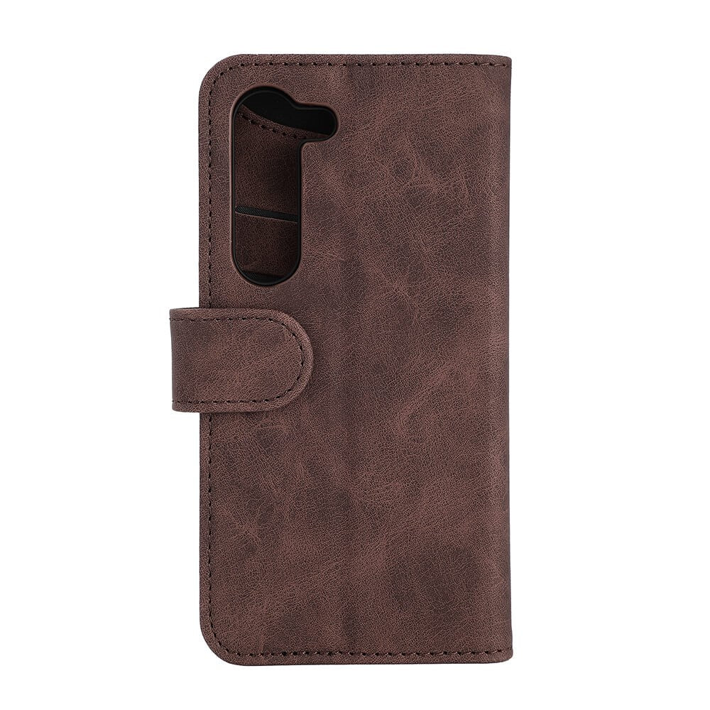 Samsung Galaxy S23 GEAR Wallet Plånboksfodral - Imitationsläder - Brun