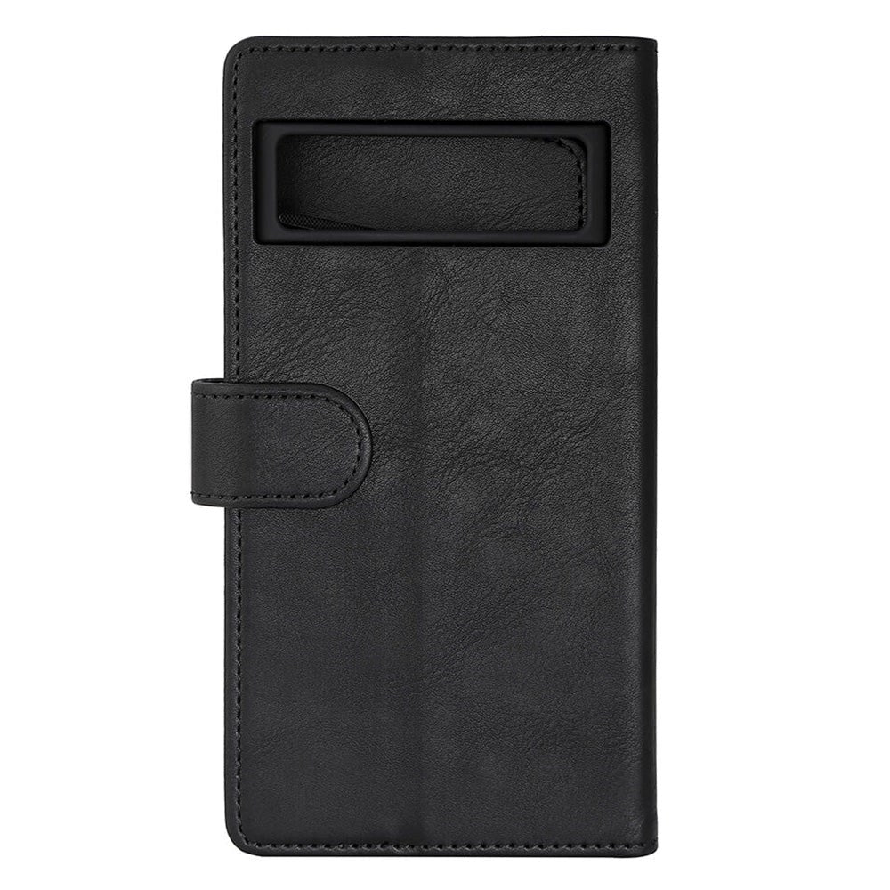 Google Pixel 7 Pro Gear Wallet - Läder Plånboksfodral - Svart