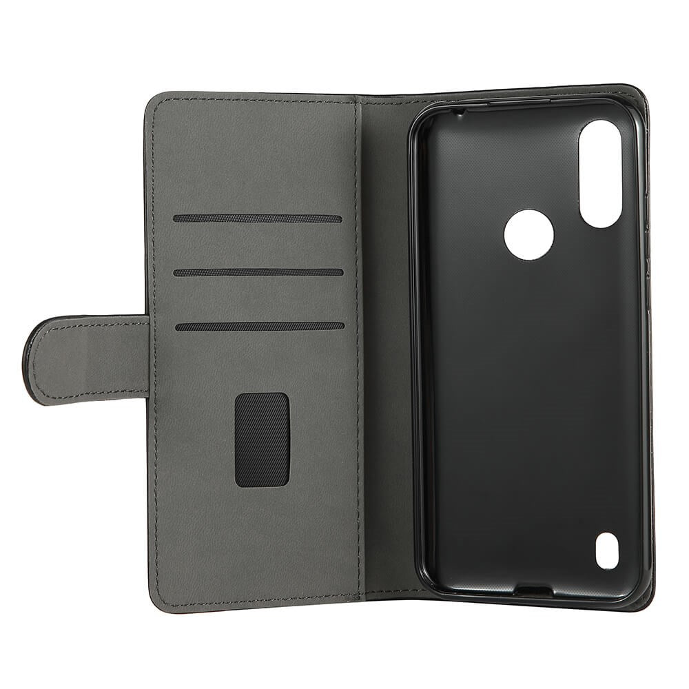 Gear Motorola Moto E6i / E6s (2020) Wallet Läderfodral Svart