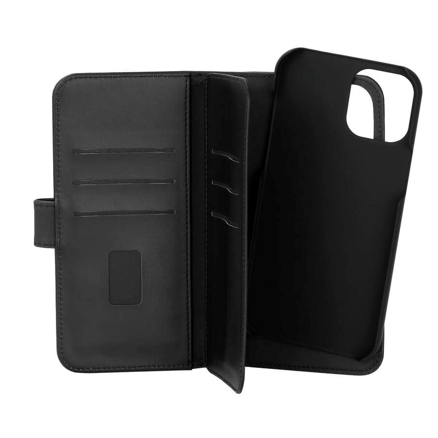 iPhone 12 Pro Max GEAR Wallet 2in1 Plånboksfodral med 7 Kortfickor - Svart