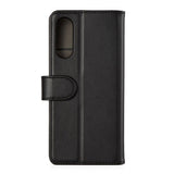 Sony Xperia 10 ll Gear Leather Wallet Case Black