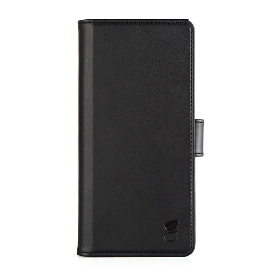 Sony Xperia 10 ll Gear Leather Wallet Case Black