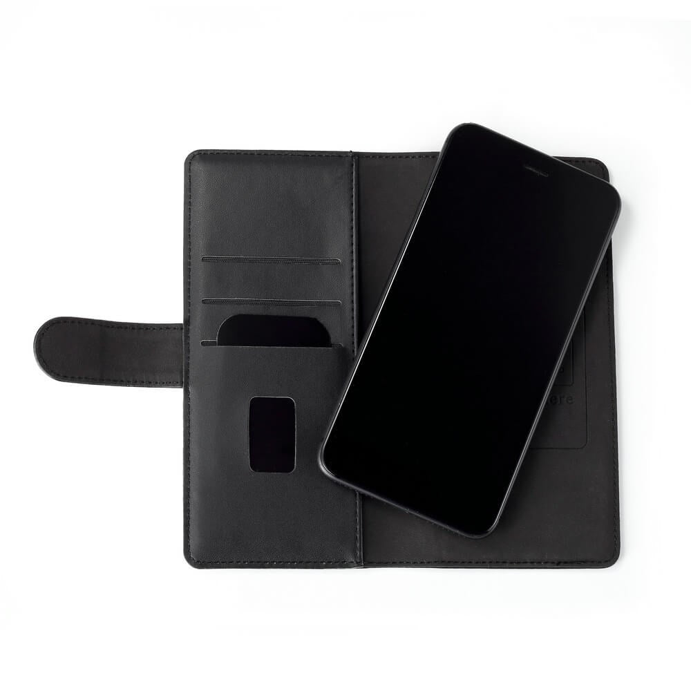 Universal Gear Wallet 2in1 Magnet Wallet Case - Black - (Max. Telefon: 170 x 74 x 18 mm)