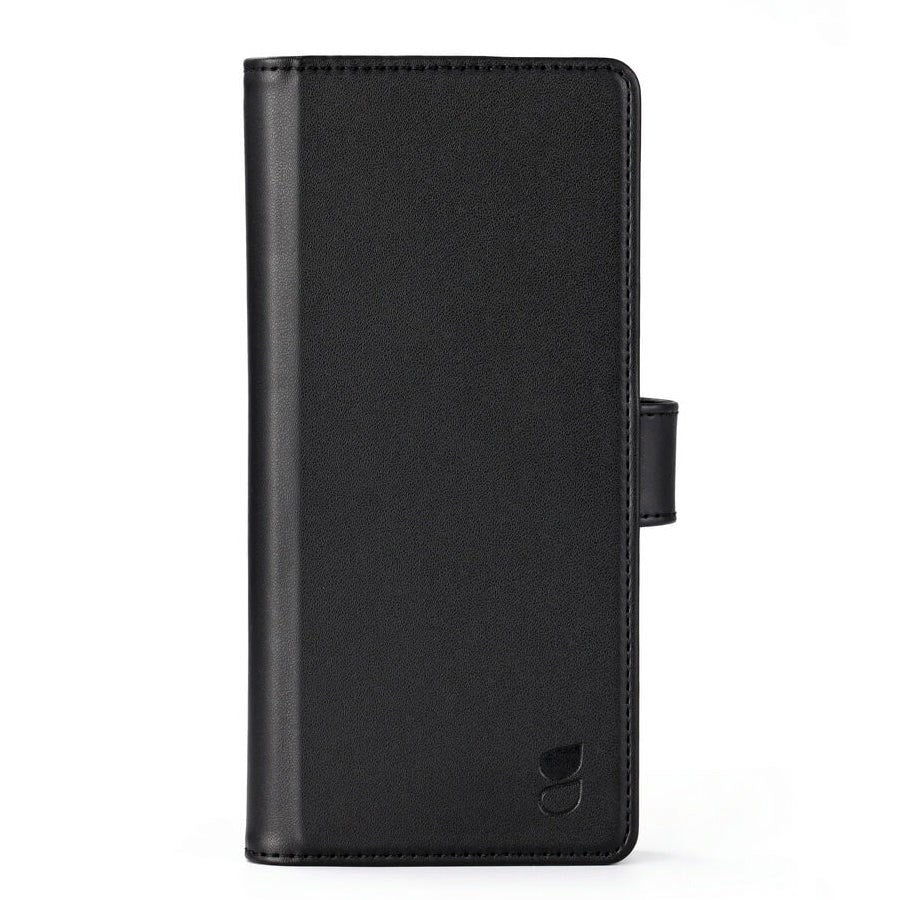 Gear Wallet Universal Leather Wallet Case & Magnet Black (Max. Telefon: 160 x 72 x 10 mm)