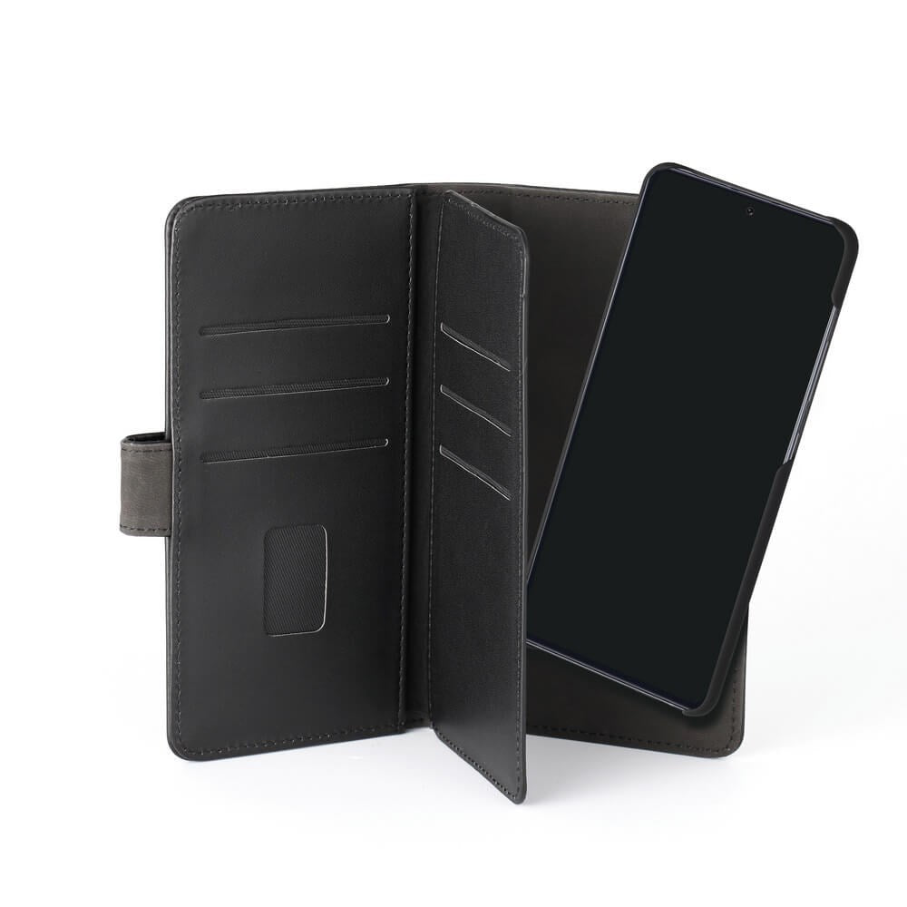 Samsung Galaxy A41 Gear Wallet 2in1 Magnet Case m. 7 kortfickor - Svart