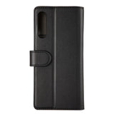 Huawei P Smart Pro Gear Leather Wallet Case - Svart