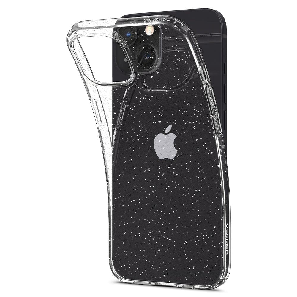 iPhone 13 Spigen Liquid Crystal Skal - Glitter / Transparent