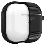 Spigen robusta rustning Apple AirPods (3 Gen.) skal m. Carabiner - Svart