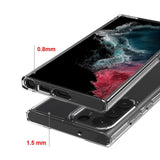 Samsung Galaxy S23 Ultra Tech-Protect Flexair Hybrid Skal - Genomskinlig