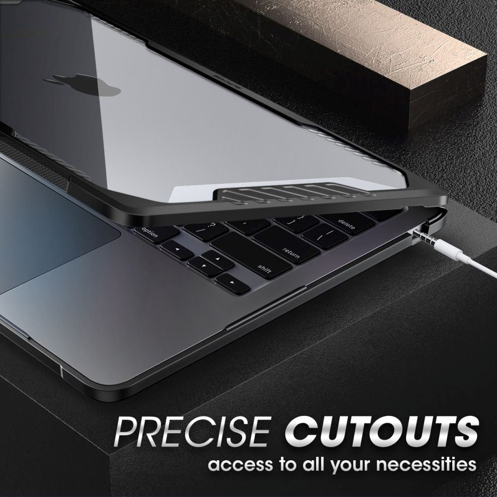 MacBook Air 15 M2/M3 (2023-2024) SUPCASE Unicorn Beetle Skal - Transparent / Svart