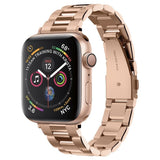 Apple Watch (38/40/SE/41/42mm) Spigen Modern Fit Band - Rem Rostfritt Stål inklusive Stift - Rött Guld