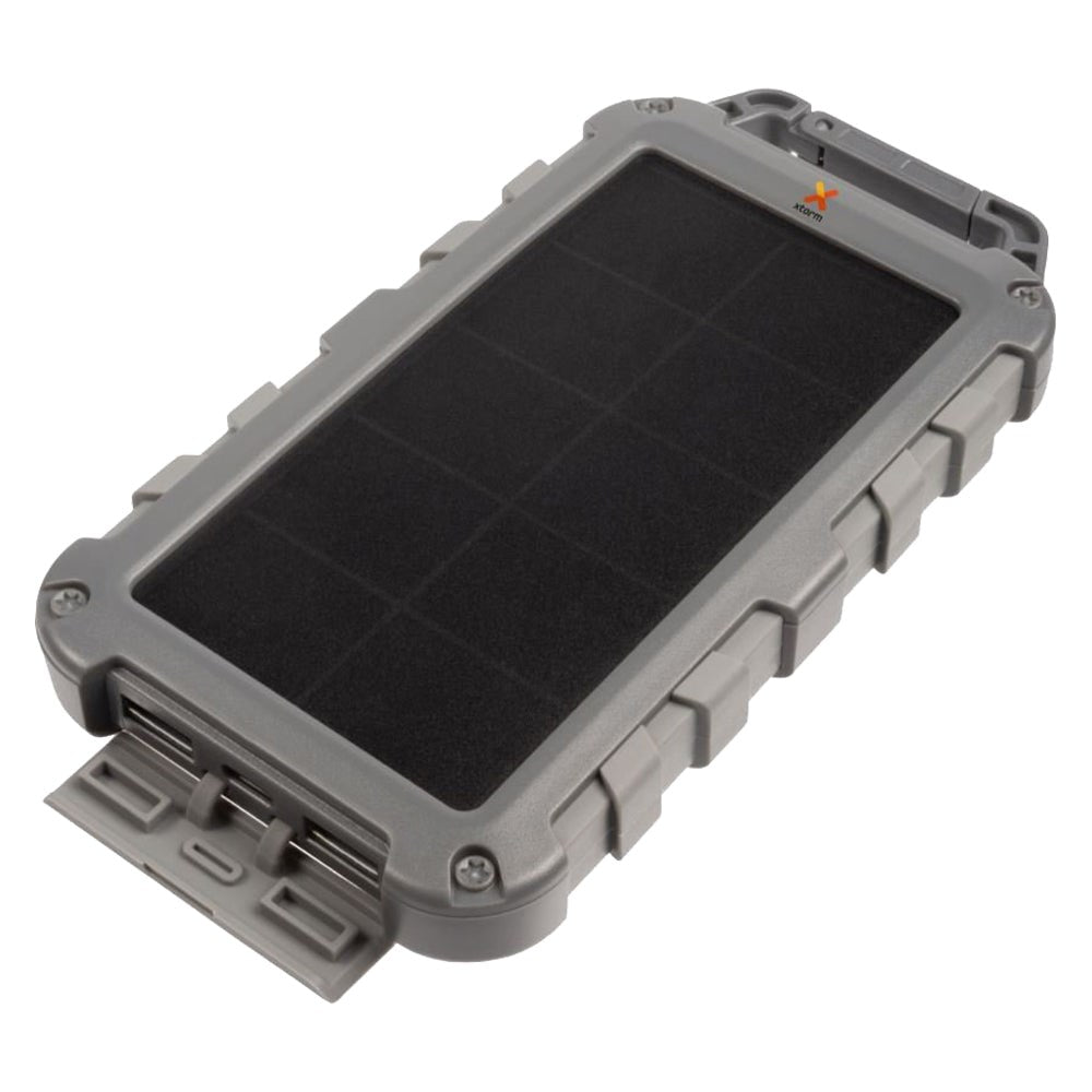 Xtorm Fuel Series FS405 20W Solar Charger PowerBank - 10000MAH- 2 X USB-A QC 3.0 / 1 X USB-C PD - Grå