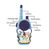 OTL BLUEY Walkie Talkie Set - 2 st - Blå