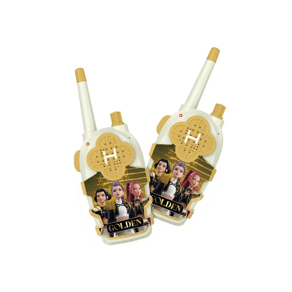 KPDH Walkie Talkie Set - 2 st - Huntrix / Guld