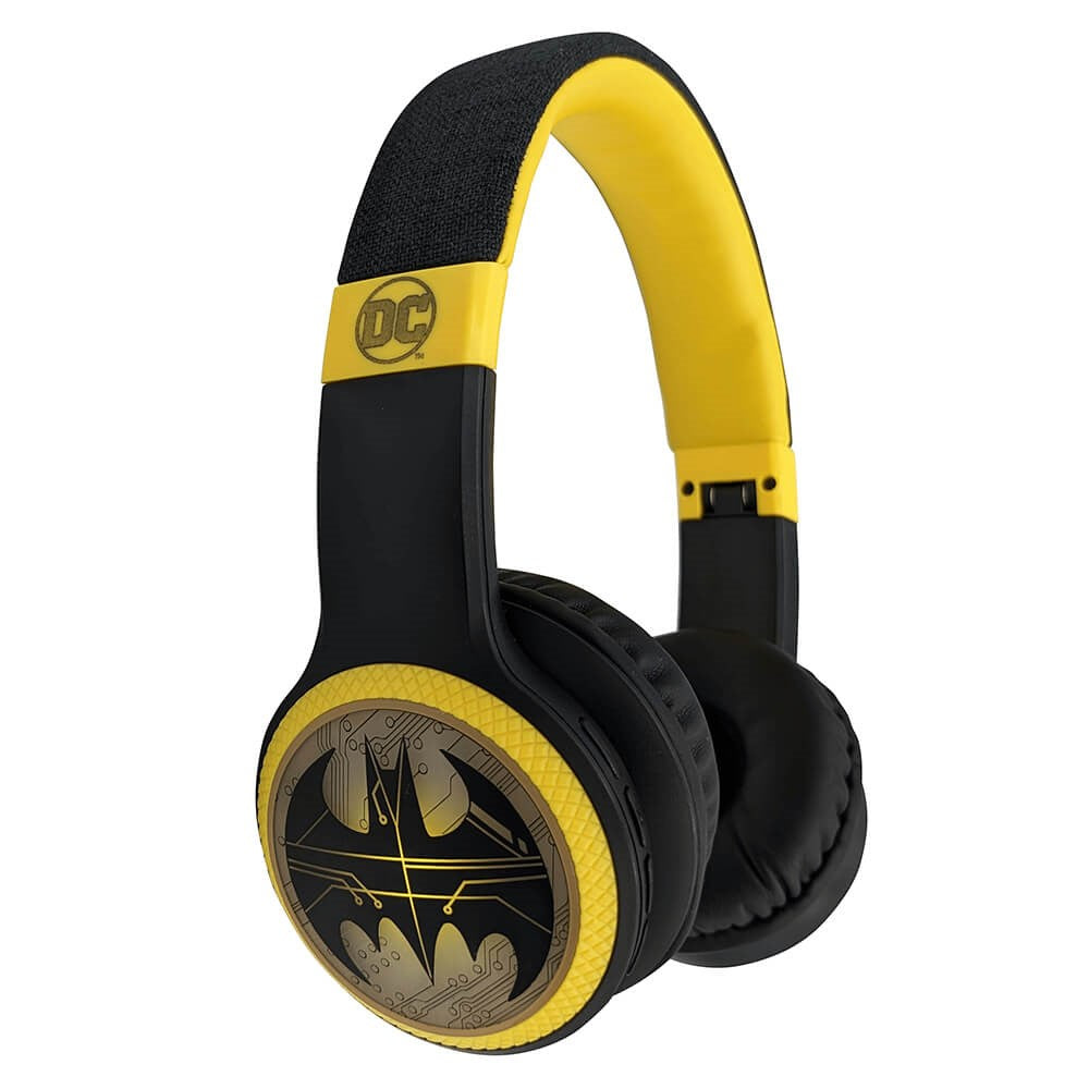 Batman Trådlösa On-Ear Hörlurar med LED - Svart