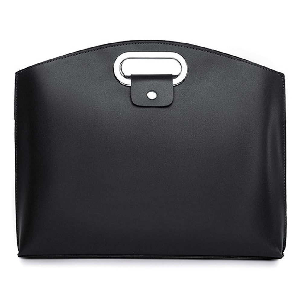 Konstläder MacBook / Laptop 13-14" Väska - 32 x 37.5 cm - Svart