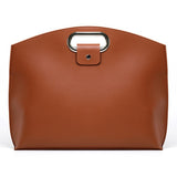 Konstläder MacBook / Laptop 13-14" Väska - 32 x 37.5 cm - Brun