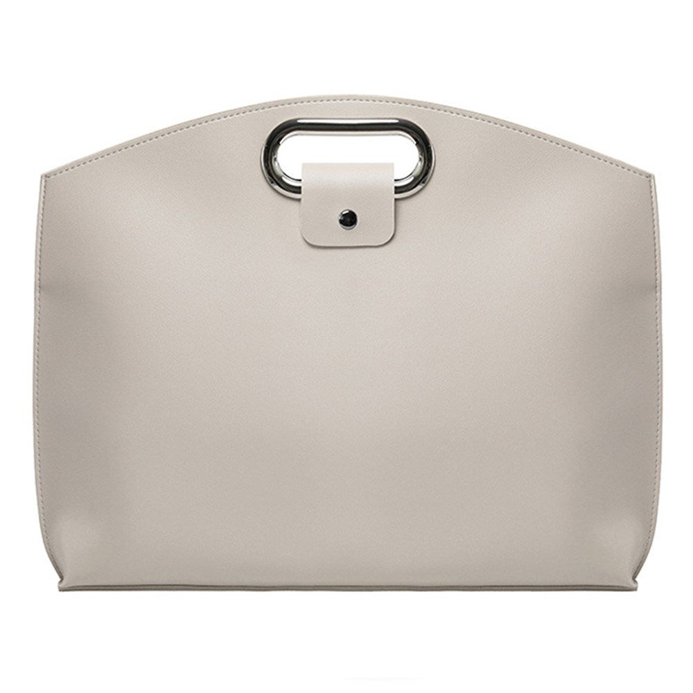 Konstläder MacBook / Laptop 13-14" Väska - 32 x 37.5 cm - Beige