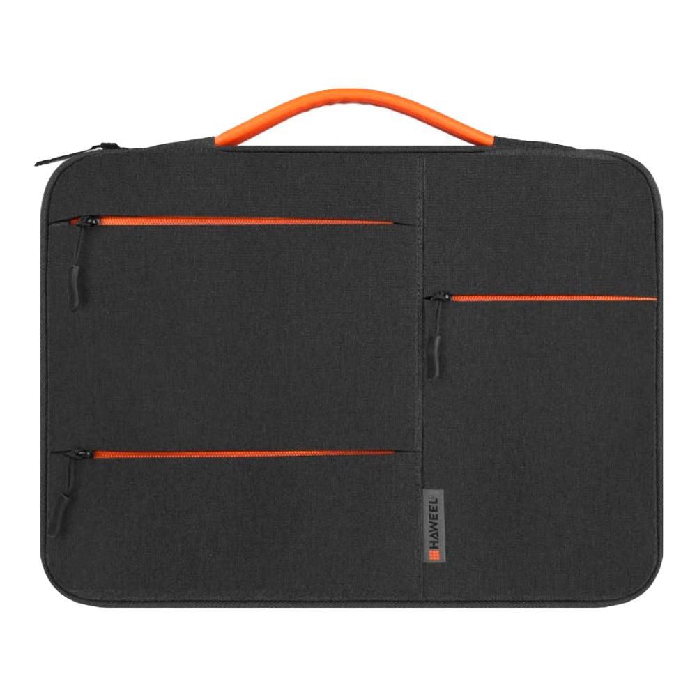 Haweel Laptop PC Sleeve m. Hantera 14" (34.5 x 25 cm) - Svart