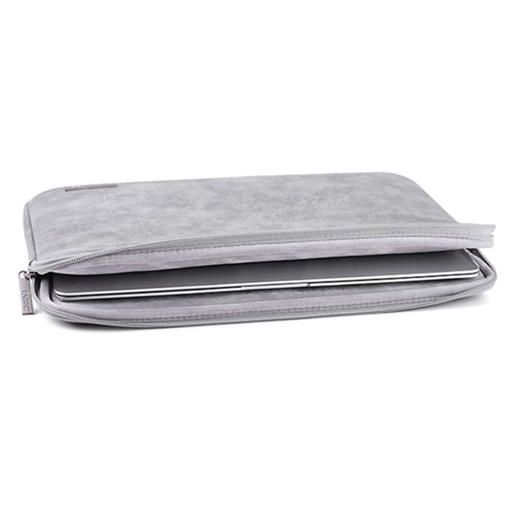 Canvas Artisan Leather Sleeve 13" (35.5 x 25 cm) - Grå