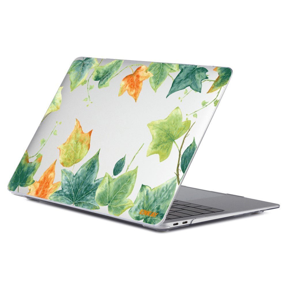 MacBook Pro 13 (2020-2022) ENKAY Hårt Plastfodral med Motiv - Ivy Leaf