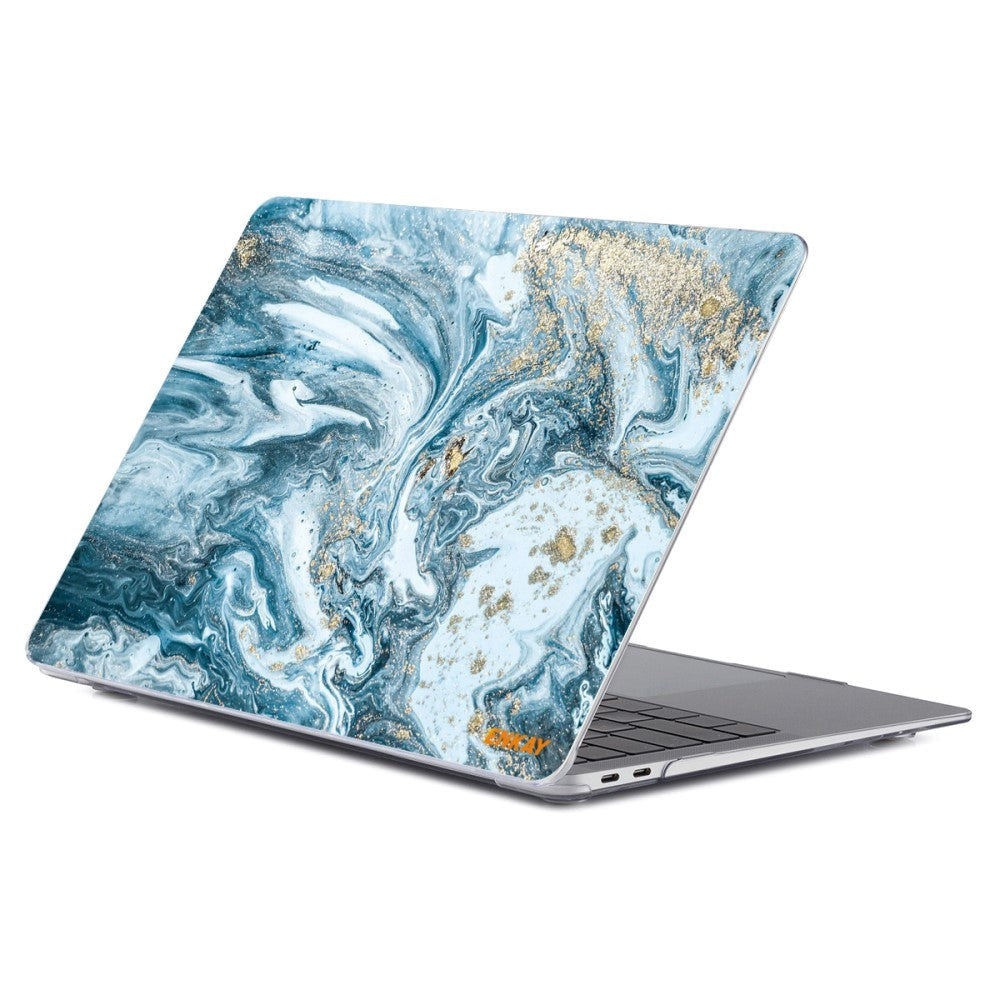 MacBook Air 13" (2020) ENKAY Hard Case Skal - Blå Marmor