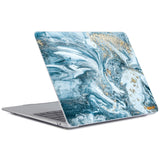 MacBook Air 13" (2020) ENKAY Hard Case Skal - Blå Marmor