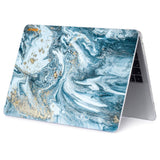 MacBook Air 13" (2020) ENKAY Hard Case Skal - Blå Marmor