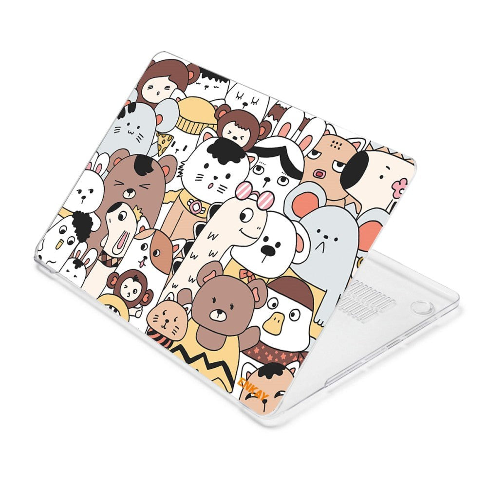 MacBook Pro 16" ENKAY Protective Hard Case Skal - Zoo