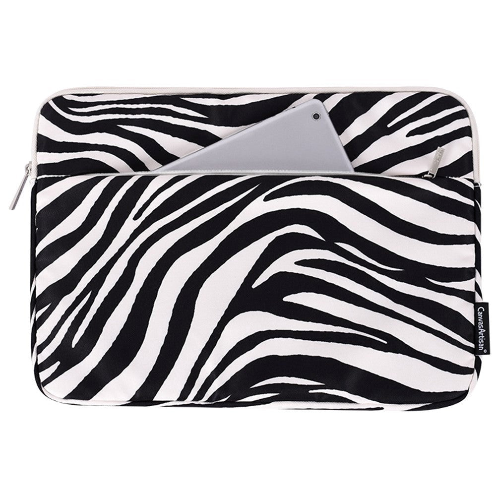 CanvasArtisan för Bärbar Dator / Macbook13" - (35.5 x 25 x 2.4 cm) - Zebra