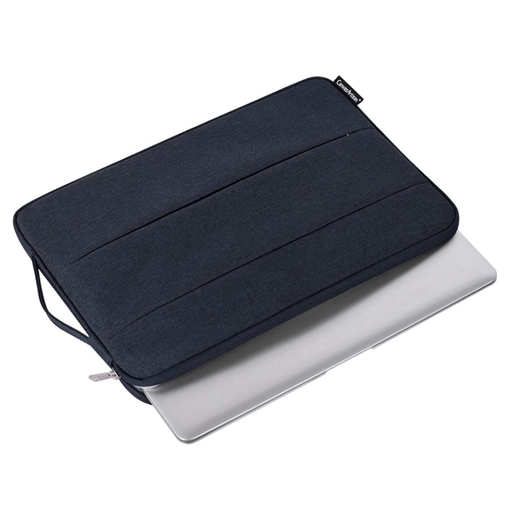 CanvasArtisan Sleeve med handtag för Bärbar Dator / Macbook 15" - (39 x 28 x 2 cm) - Navy Blå